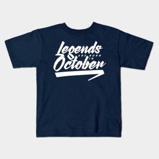 Legends are born in October Kids T-Shirt